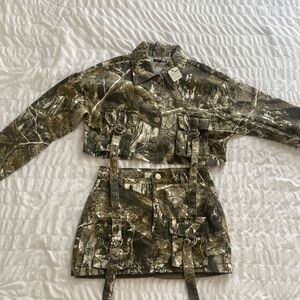 Camo Skirt Set